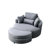 Parkview sofa couch, Swivel Accent Barrel Sofa Lounge Club Big Round Chair with Storage Ottoman,sofas,couches-1241233686