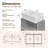 CASAINC 33" L Farmhouse Double Bowl Fireclay Kitchen Sink