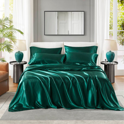 Ensemble de draps en satin de luxe