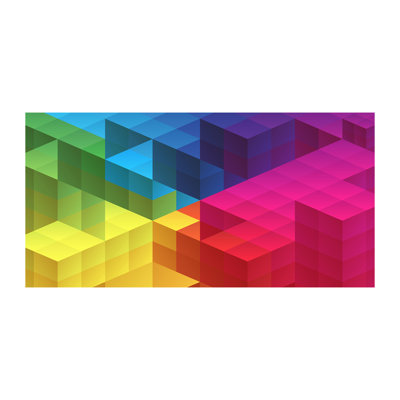 Geometric Background - Wrapped Canvas Print