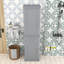 Grande armoire de salle de bain avec tablettes réglables, 2 portes, tiroir et sécurité anti-basculement-97585196