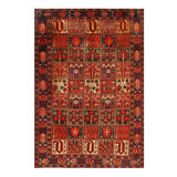 One-of-a-Kind Rectangle 6'7" X 9'5" Hand Knotted Area Rug