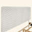 Lit plateforme tapissier Findlay Plush 3D colombe blanche-1718287914