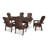 POLYWOOD Nautical Adirondack 9-Piece Trestle Dining Set-50288650-122513342