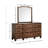 Drawer Dresser With Shaped Mirror
