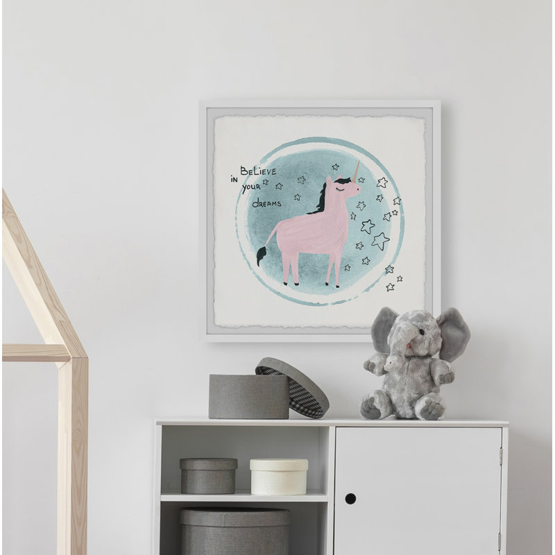 Cypert «Unicorn Crystal Ball», reproduction encadrée, H 12 po x l 12 po x P 1,5 po