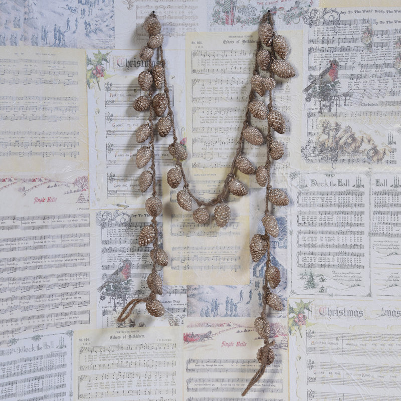 72'' in. Dried Pinecone Garland