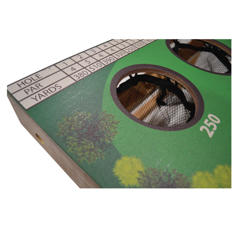 Two-Game Set - Football + Golf Bean Bag Toss Games