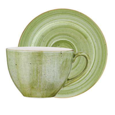 Tasse à cappuccino et soucoupe