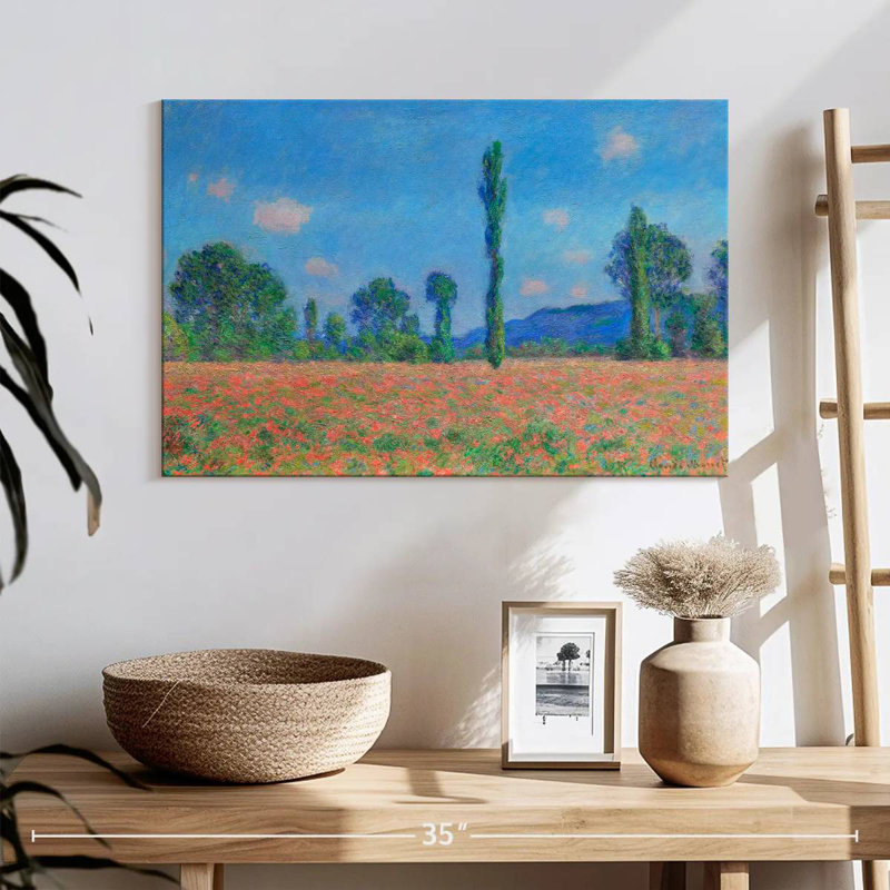 Alvord, champ de coquelicots, Giverny, 1891, H 16 po x l 24 po