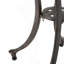 Table d'appoint d'extérieur en fonte d'aluminium 19 po