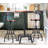 Jaquelyn 2 - Person Pine Solid Wood Top Four Leg Base Dining Set-1082598616