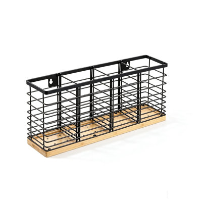 Metal Rectangle Flatware Caddy