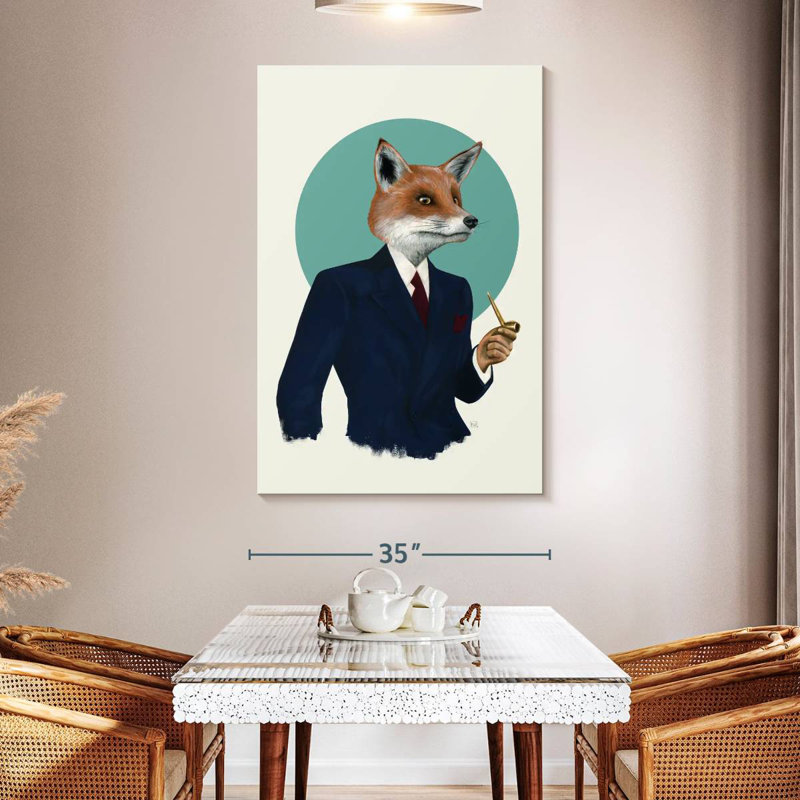 Brampt Mr. Fox, 51" H x 34" W