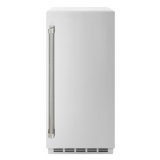 ZLINE Autograph 15 in. Touchstone Gourmet Ice Maker with Solid Steel Door & Bronze Helix Handle