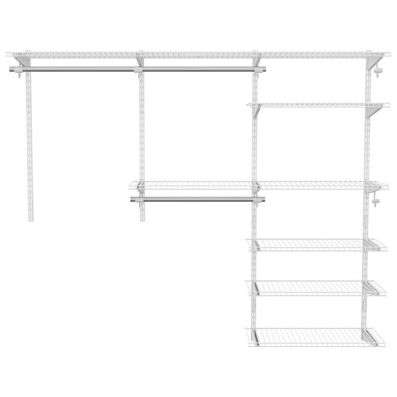 Marelle 72'' Closet System, White
