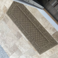 Waterhog Tristan Indoor Outdoor Doormat Matterly Mat Size: 0.37 H x 59 W x 35 D, Color: Bluestone