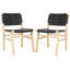 Chaise d'appoint en cuir Alston-1281083734