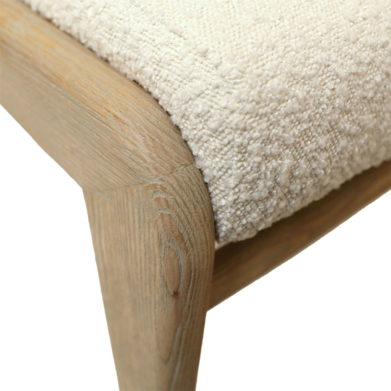 Frazer Upholstered Dining Chair, Cream