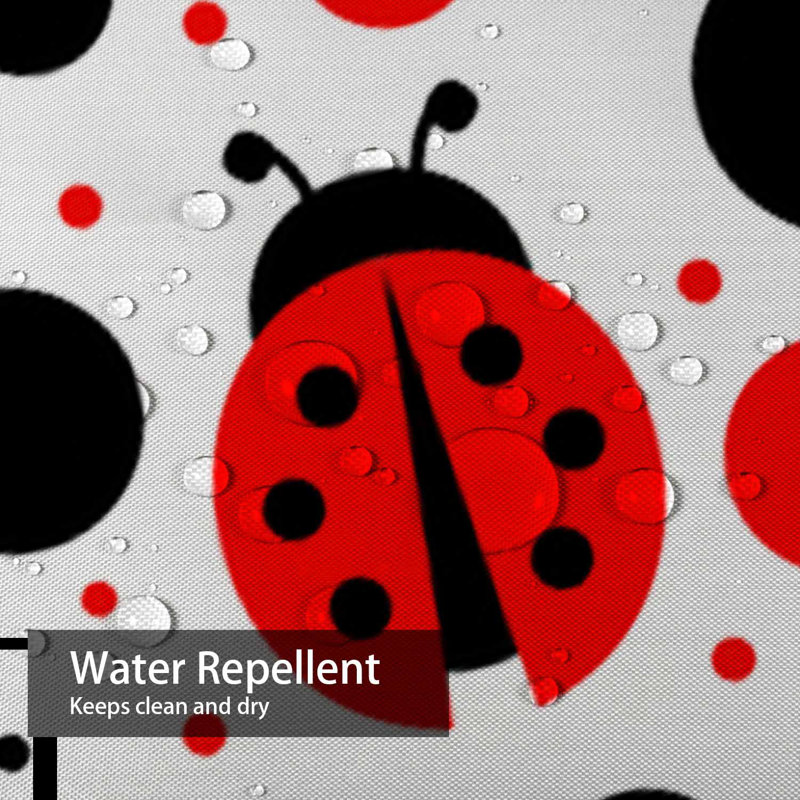 Rideau de douche Ladybug, L 72 po x l 72 po