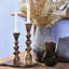 11.75'' H Wood Tabletop Candlestick