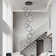 Adjustable Height LED Lighting Pendant Light with Remote Control