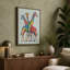 Three Giraffes Entwined Boho - Wrapped Canvas-700383626-700383644