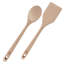 Poêle en aluminium rouge antiadhésif avec couvercle et ustensiles en bois de hêtre 12 po Martha Stewart-98051388