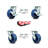 4 Piece Polyurethane Caster Set