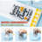 Funny Kitchen Dish Towel - 5Pcs Cute Food Theme Kitchen Dishcloth Check Absorbent Drying Cleaning Dishcloth Bar Hilarious Hand Towel Gift For Baking Lover Housewarming 