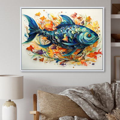 Pêche à la baleine de couleurs III - impression