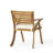 Hamlig 4 - Person Acacia Wood Patio Dining Set with Square Table , Cushions Included-1823459876-1765668832-1765668863