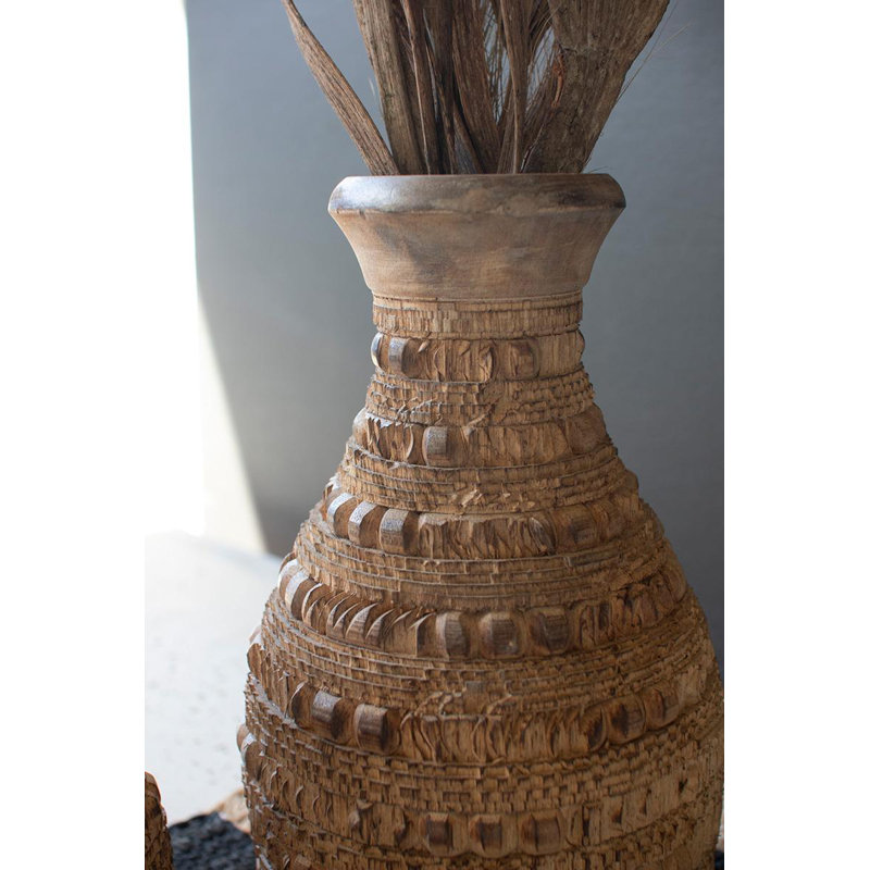 12'' Wood Table Vase