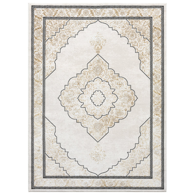 Kimran Oriental Indoor Rug, Rectangle 9'6" x 12'6"