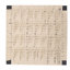 Ensemble de 2 tabourets de bar tissés avec dossier et corde de papier, idéal pour un îlot de cuisine et un décor moderne