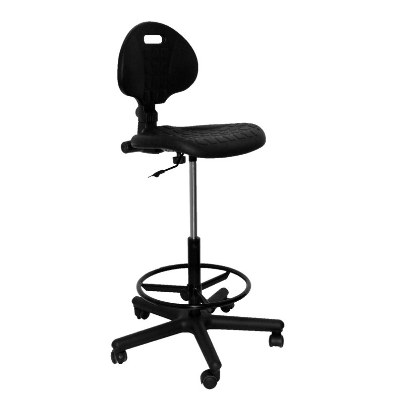 Swivel Upholstered Adjustable Height Counter Stool
