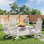 Ensemble de 4 chaises berçantes en PEHD, chaises berçantes en poly haut Adirondack, meubles de véranda résistants aux intempéries pour patio, jardin, terrasse, blanc