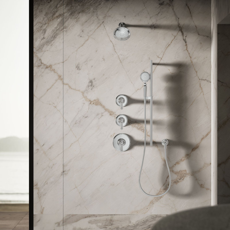 Artifacts Full/Standard Fixed Shower Head with Katalyst Air Induction Spray, Polished Chrome