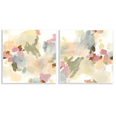  "Restless Abstract Splotches", ensemble de plaques murales par June Erica Vess
