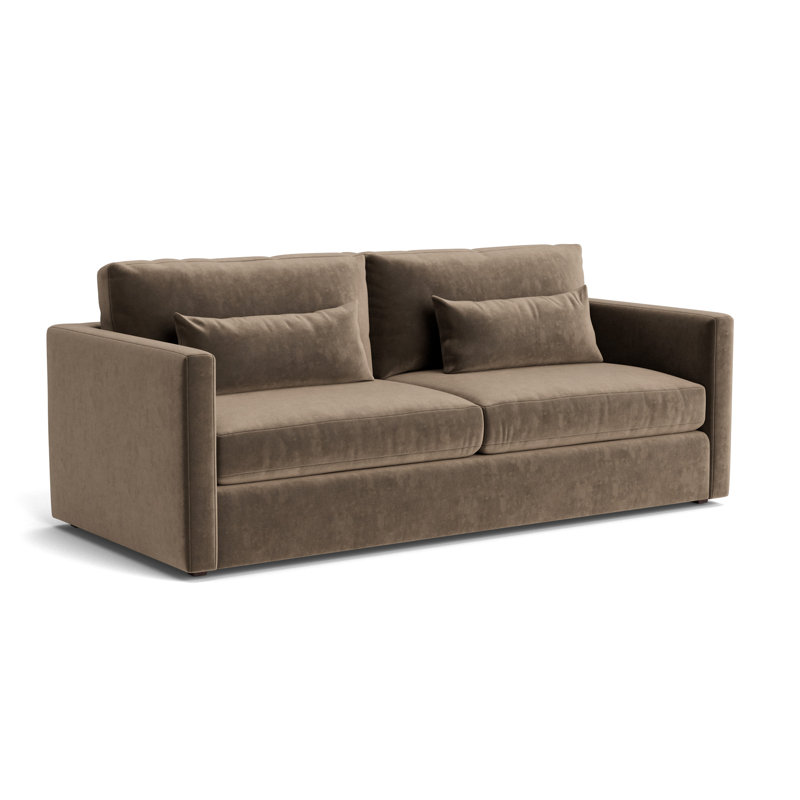Haywood 90 Sofa, Performance Velvet - Otter