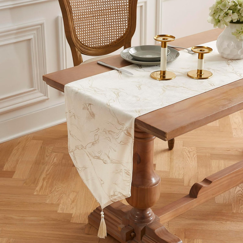 Kaxton Dining Linens, 36" Runner, Beige