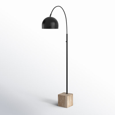 Ivelisse 77'' Matte Arched Floor Lamp