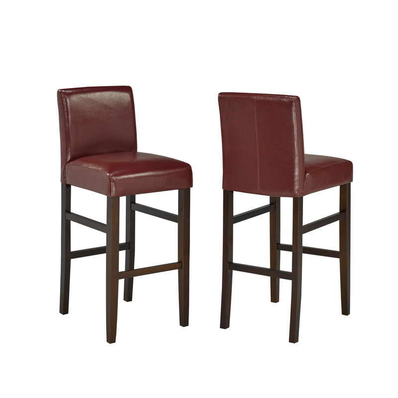 Tabouret Gerlof, Rouge, Tabouret de bar (siège d'une hauteur de 29 po)