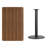 Carrus Rectangular Laminate Dining Table Top with Round Base-1464009583-1464009571