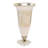 Glass Aluminum Metal Vase Glam Style Single Decorative Accent Piece with Elegant Flared Design and Textured Pedestal Base for Modern Aesthetic and Sophisticated Display in Home Decor Settings-1492409167