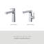 Nibi Single Handle Lavatory Faucet with Top Handle-1505267981