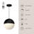 Monae 1 - Light LED Sphere Pendant-99987414-99491377
