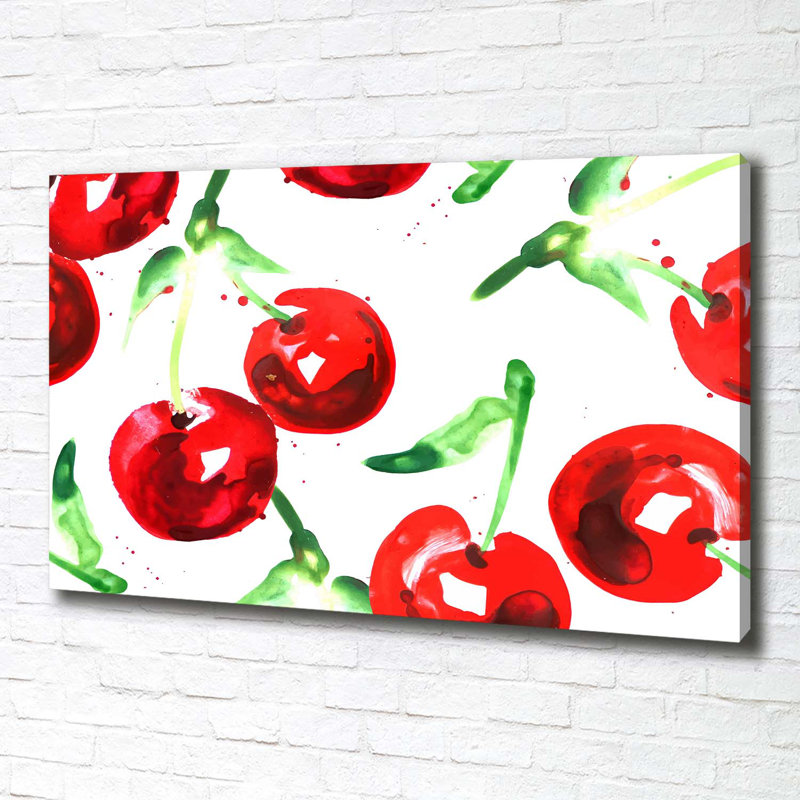 Cherries - Wrapped Canvas Print