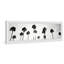 Black And White Palms - Single Picture Frame Panoramic Print-1573262607