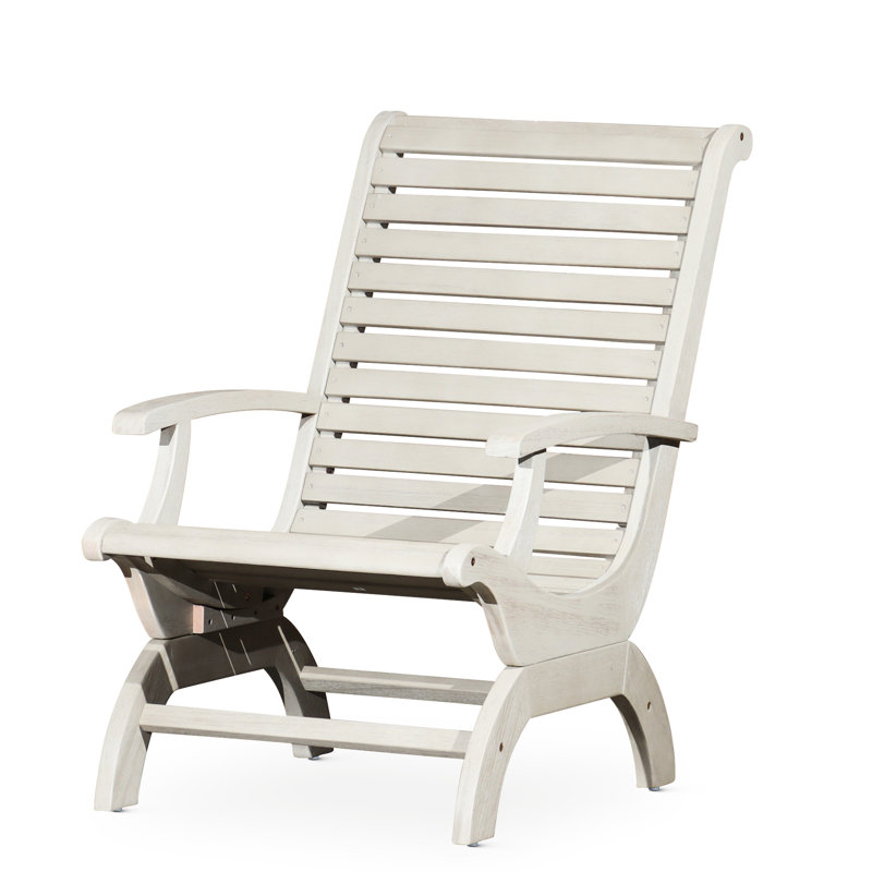Élégant fauteuil en eucalyptus gris Driftwood - confortable, pour et pour l'extérieur, sièges de balcon, Gris